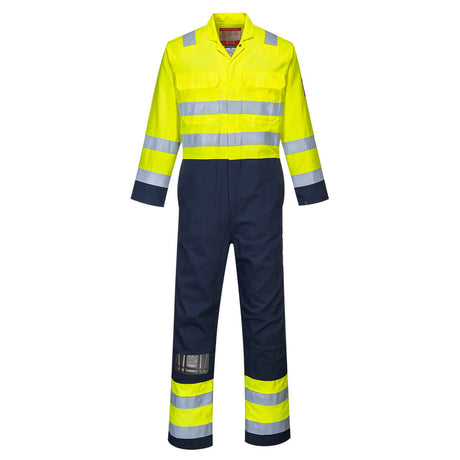 Portwest BIZ7 Bizflame Work Hi-Vis Contrast FR Coverall - 4XL