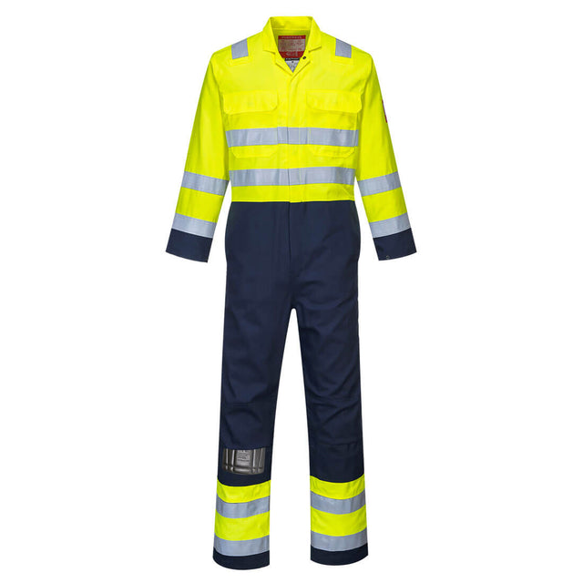 Portwest BIZ7 Bizflame Work Hi-Vis Contrast FR Coverall - 4XL