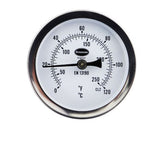 Brannan Magnetic Pipe / Radiator Dial Thermometer