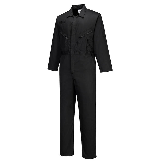 Portwest C813 Liverpool Zip Coverall - Regular / BK / L