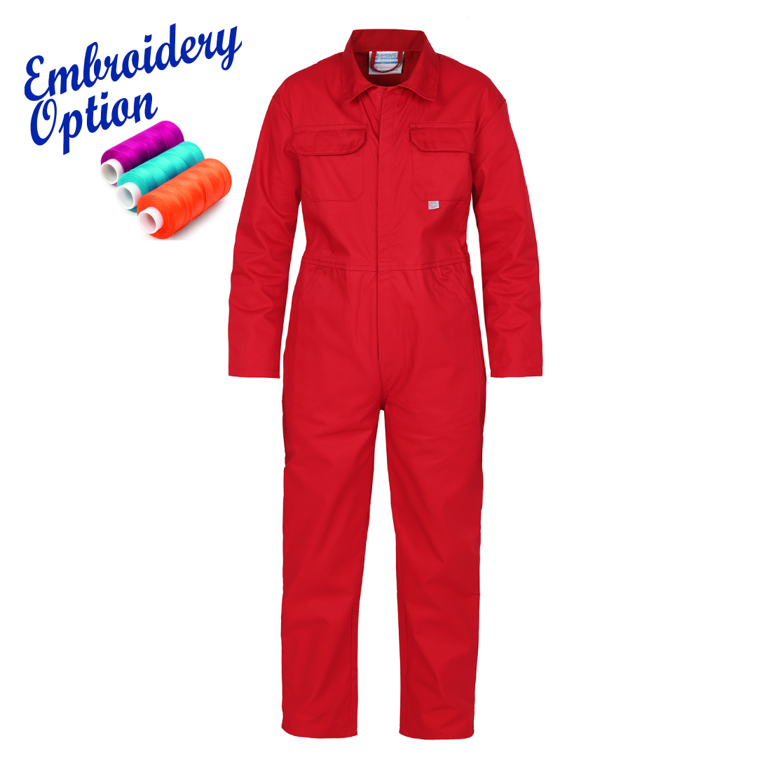 Kids Coveralls / Boiler Suit with Personalised Embroidery Option