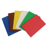 Hygiplas Antibacterial 6-Piece Colour-Coded Chopping Mats Set 450x300mm