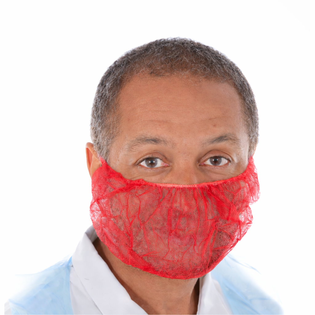Disposable Red Beard Cover / Snood