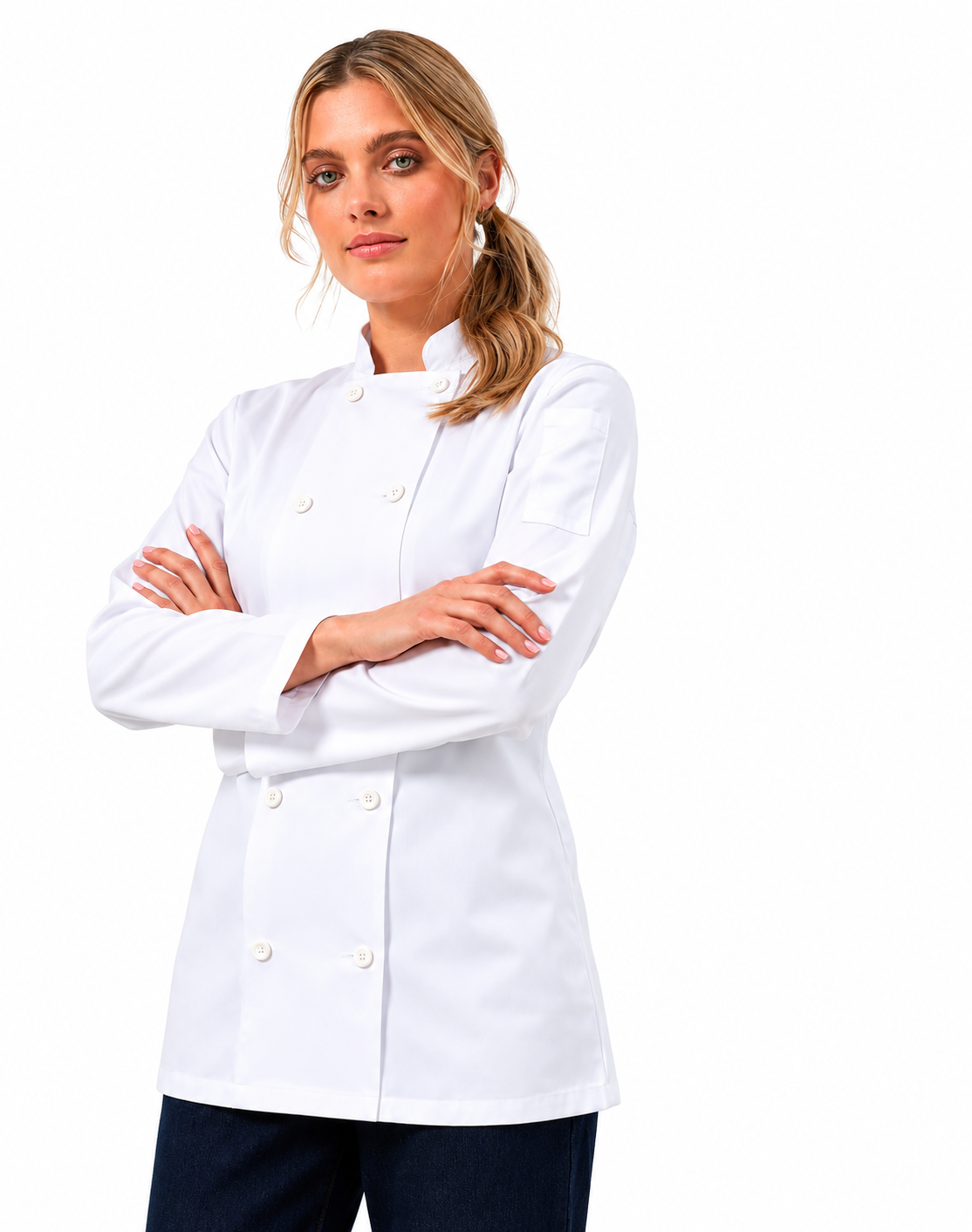 Ladies Long Sleeve Chef Jacket