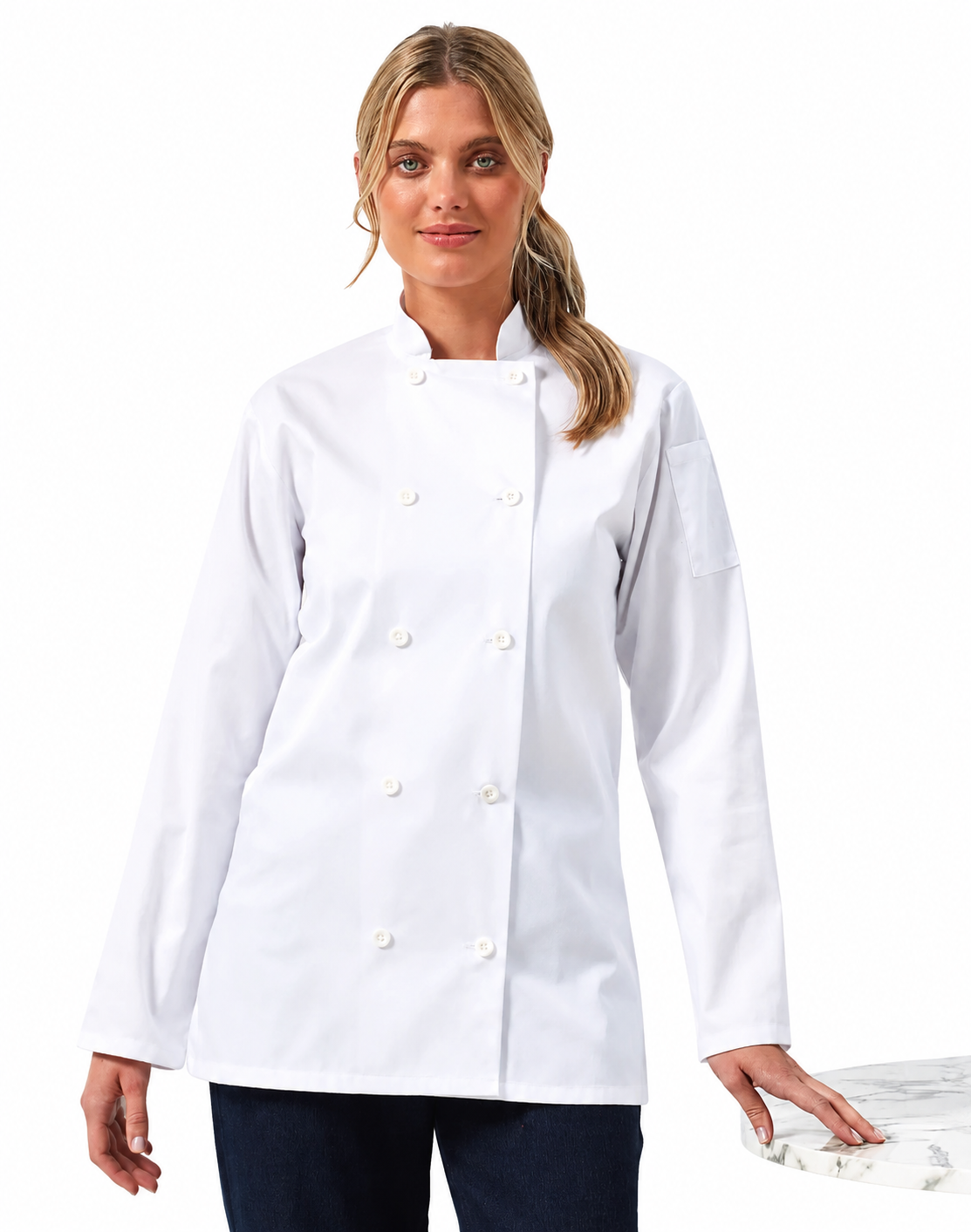 Ladies Long Sleeve Chef Jacket