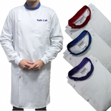White Howie Lab Coats with Coloured Collar
