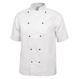 Chicago Chefs Jacket (Short Sleeve) - White