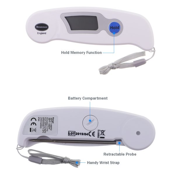 Brannan Folding Probe Thermometer
