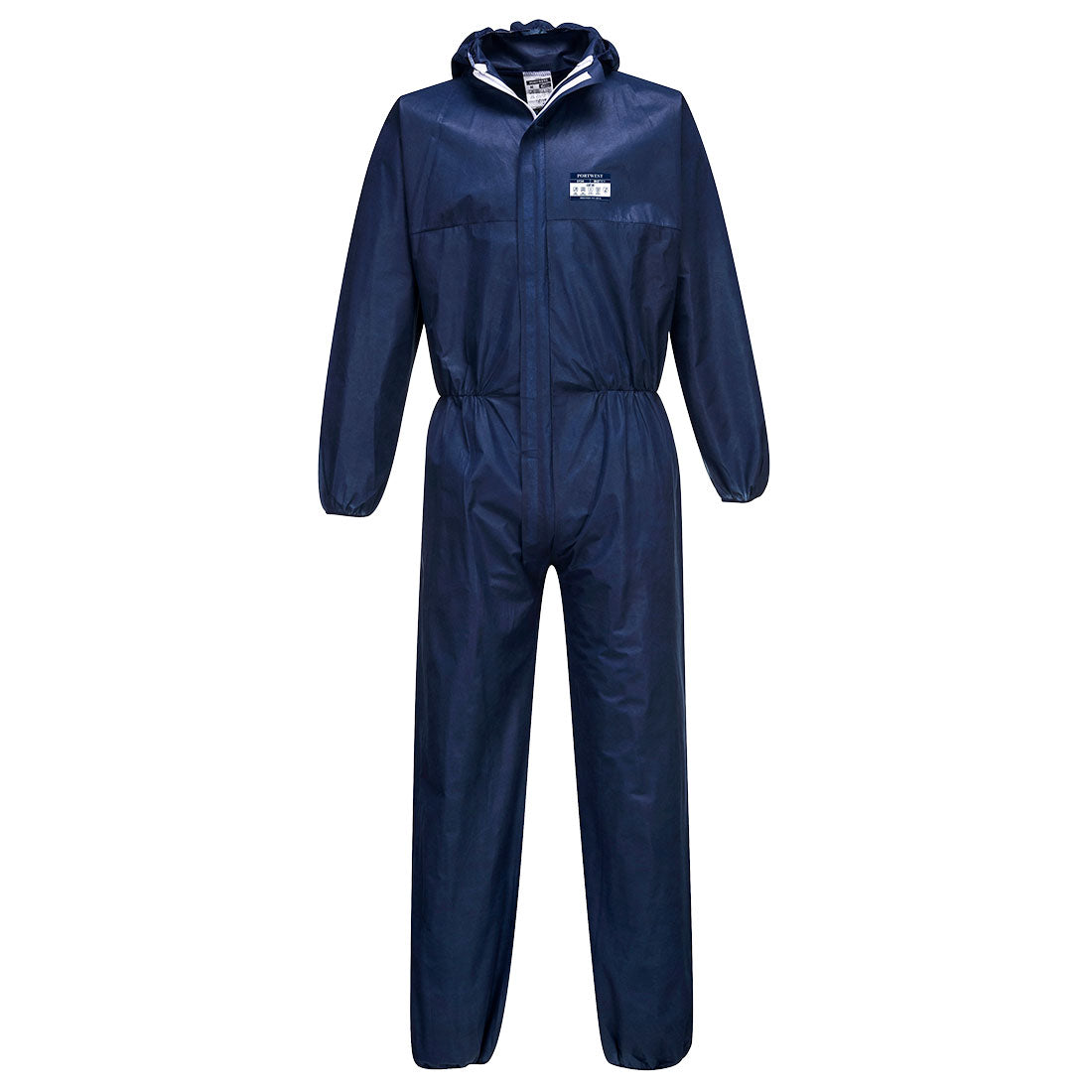 Portwest ST30 BizTex Anti-Static SMS Navy/Blue Disposable Coverall Type 5/6