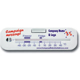 Custom Printed - Horizontal Fridge Freezer Thermometer - Min QTY 100