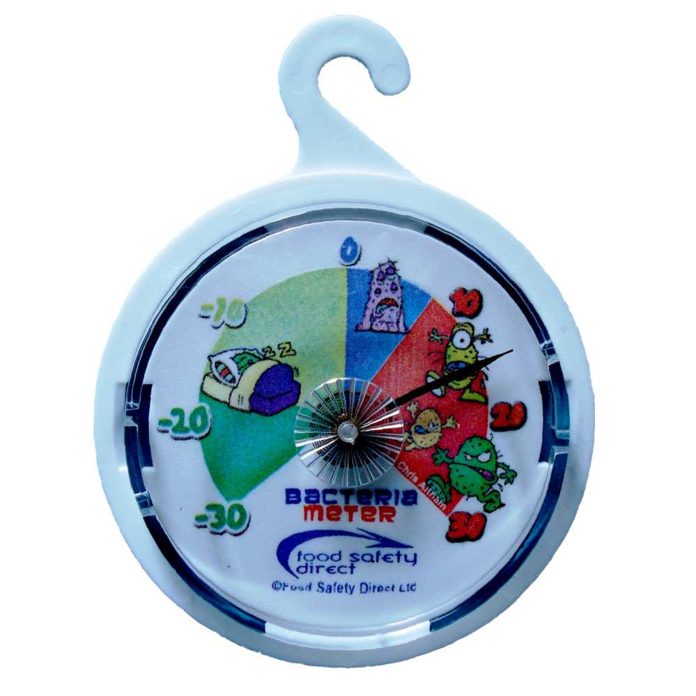 Promotional Bacteria-meter Dial Fridge Freezer Thermometer - Min QTY 100
