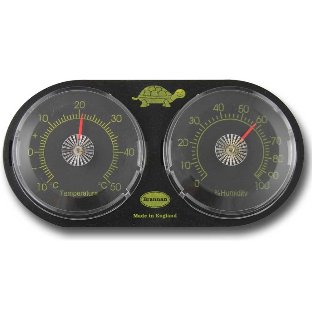 Brannan Terrarium Thermometer and Hygrometer