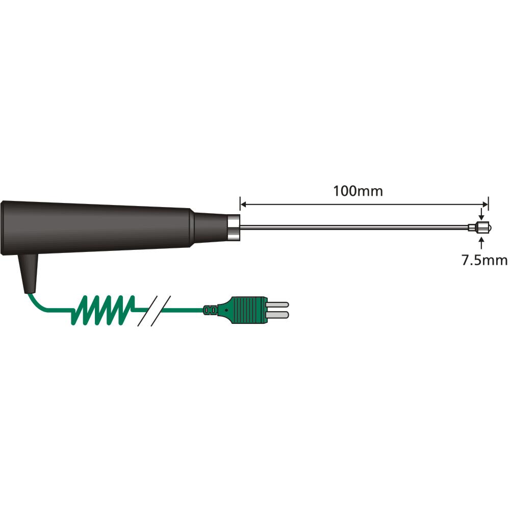 Comark General Purpose Surface K Probe - Fast Response (SK21M)