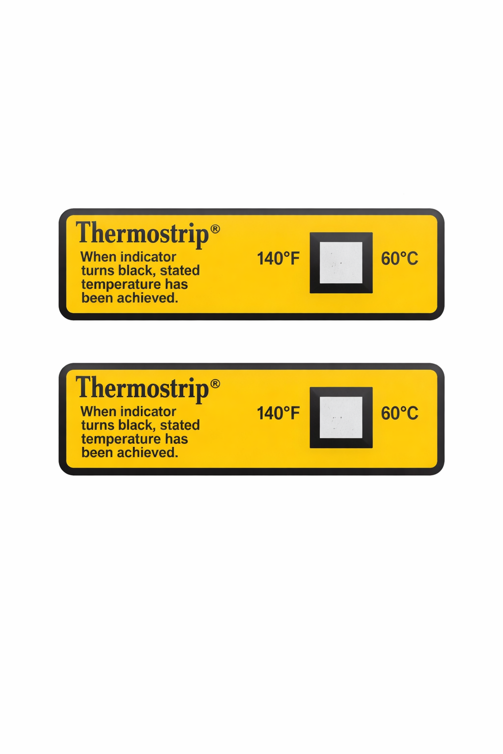 Thermostrip® Dishwasher Temperature Testing Strip Single Temperature Point (24 Pack) - 82