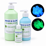 UV Hand & Germ Hygiene Training Lotion - Blue or Green