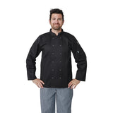 Vegas Chefs Jacket (Long Sleeve) - Black