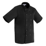 Vegas Chefs Jacket (Short Sleeve) - Black