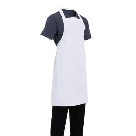 Whites Bib Apron White