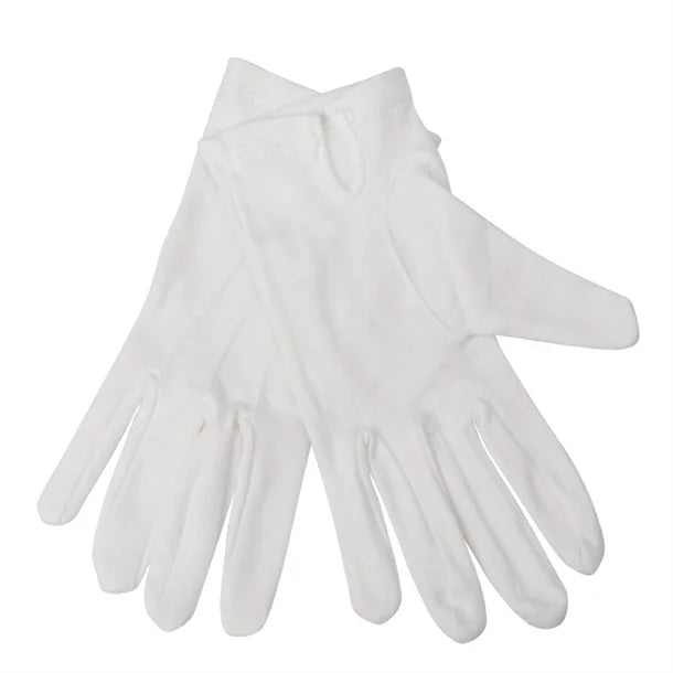 Whites Ladies Waiting / Serving Gloves White