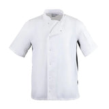 Whites Nevada Unisex Chef Jacket Black & White