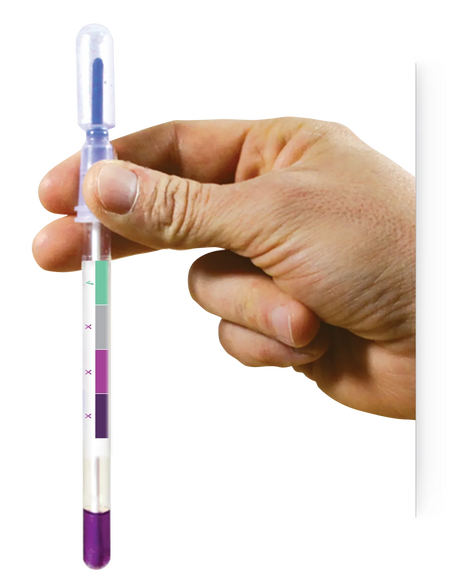 Hygiena AllerSnap protein residue test colour change