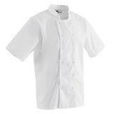 Boston White Chef Jacket (Short Sleeve)