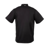 Chef Works Springfield Chef Jacket Black (Short Sleeve)