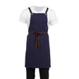 Southside Cotton Canvas Bib Apron Navy Blue