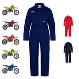 Kids Motocross Bike Emblem "Themed" Coveralls