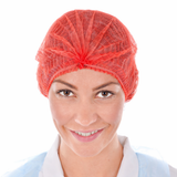 Disposable Red Mob Caps