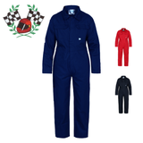 Kids Racing Motif Emblem "Themed" Coveralls