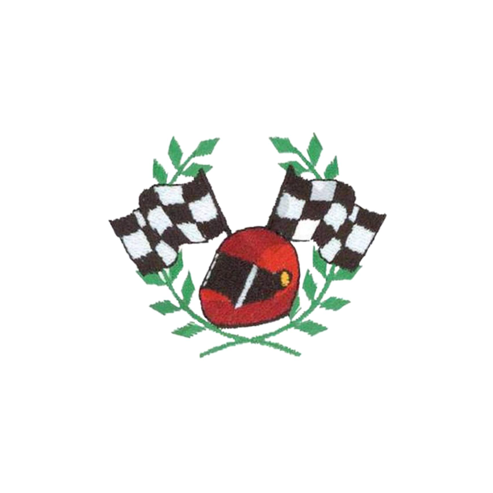 Kids Racing Motif Emblem "Themed" Coveralls