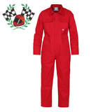 Kids Racing Motif Emblem "Themed" Coveralls