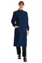 Premium Navy Howie Lab Coat with Knitted Cuffs