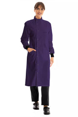Premium Purple Howie Lab Coat with Knitted Cuffs