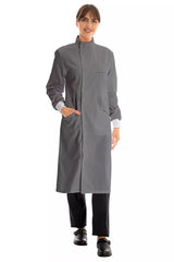 Premium Grey Howie Lab Coat with Knitted Cuffs