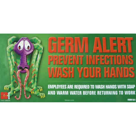 Germ Alert Sticker 1
