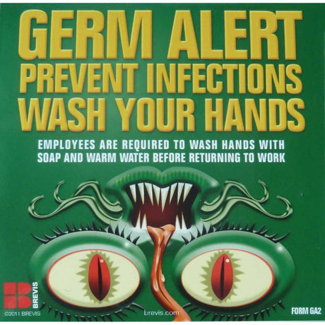 Germ Alert Sticker 2