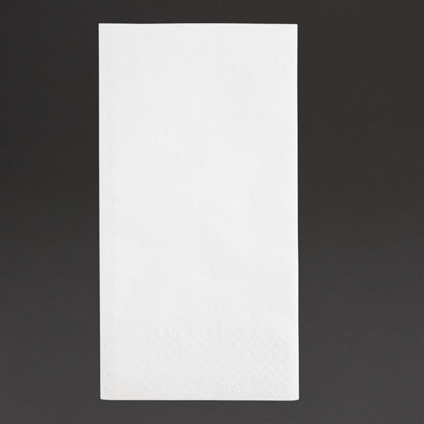 Fiesta Recyclable Lunch Napkins 330x330mm 2ply 1/8 Fold White (2000 Pack)