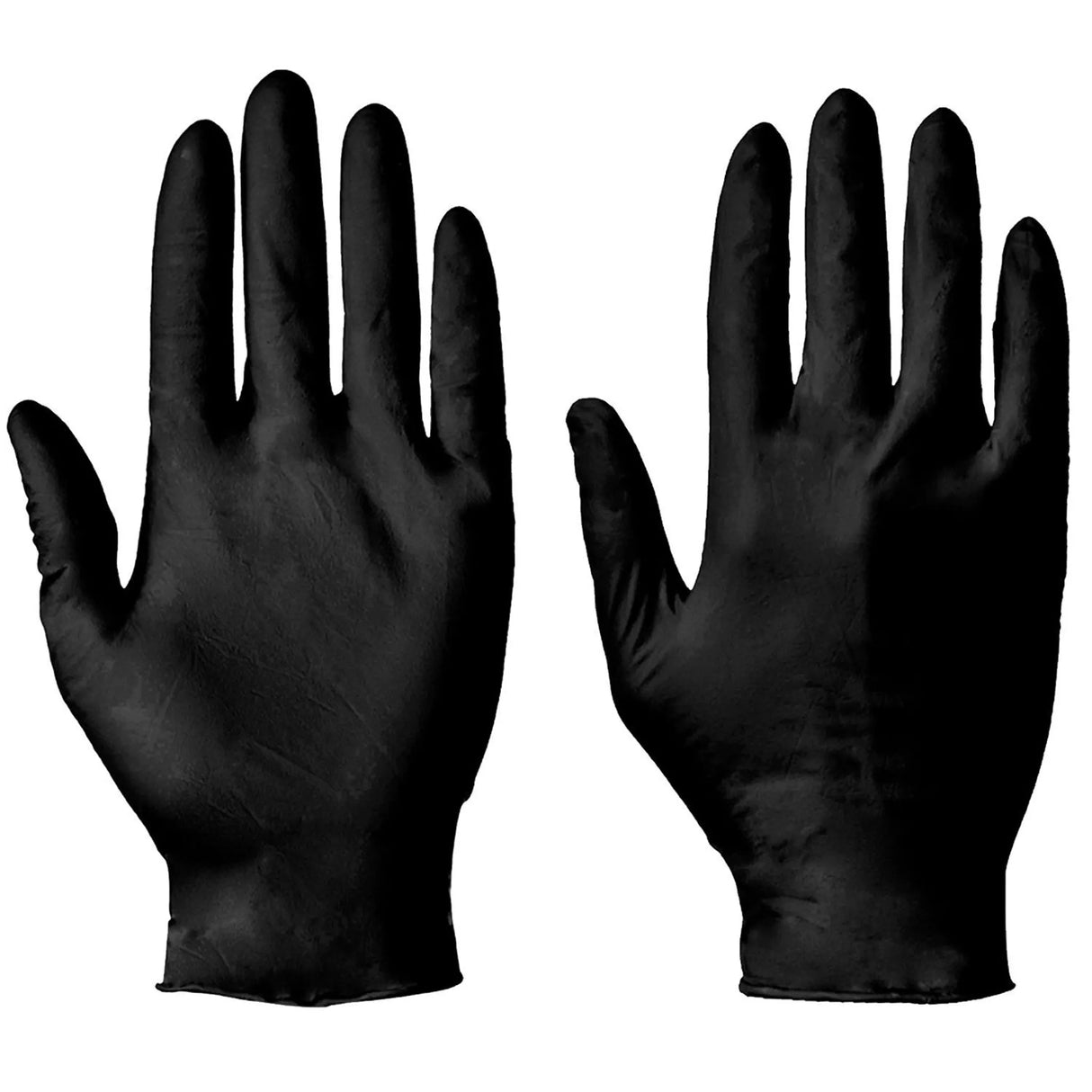 Box of x100 Supertouch Powderfree Black Nitrile Gloves