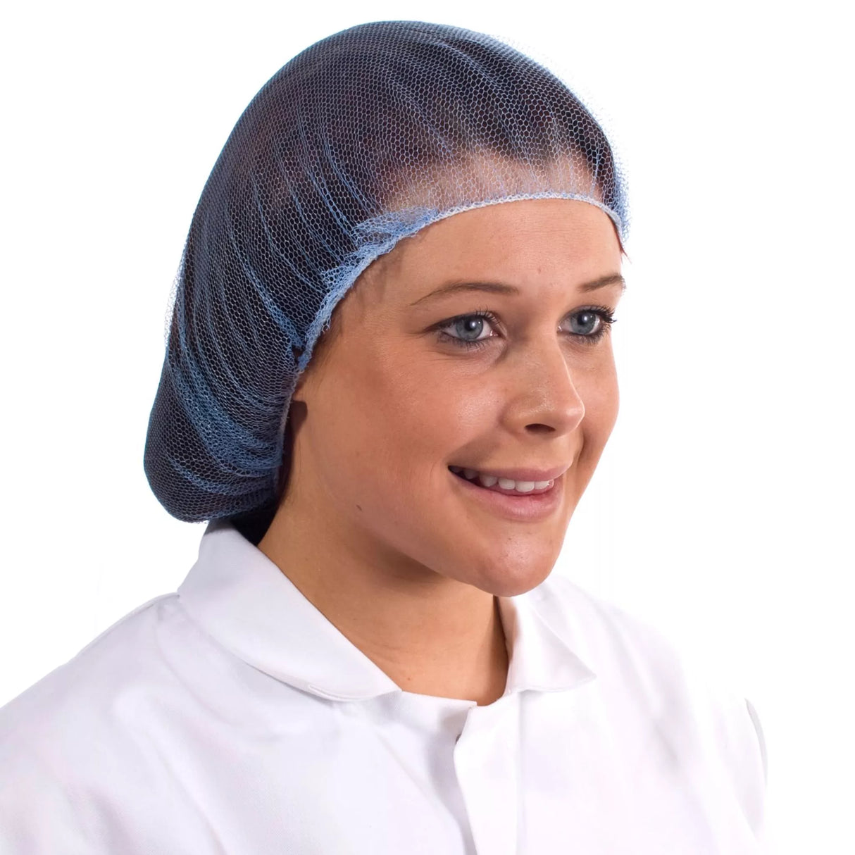 Supertouch Blue Disposable Mesh Hair Nets – 20" | Pack of 100