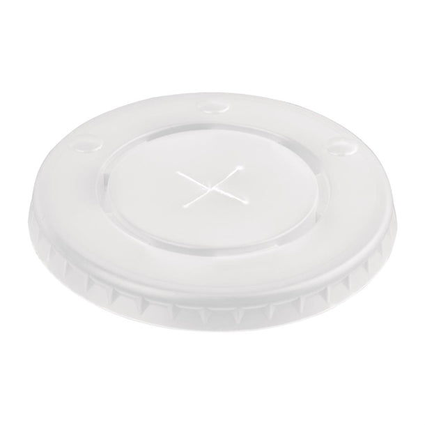 Fiesta Recyclable Polystyrene Lids for 12oz Cold Paper Cups 80mm (1000 Pack)