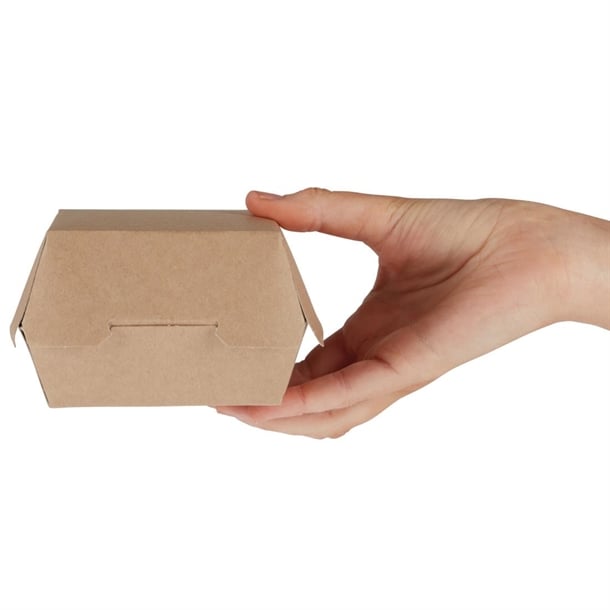 Colpac Compostable Kraft Burger Boxes (250 Pack) - image 4