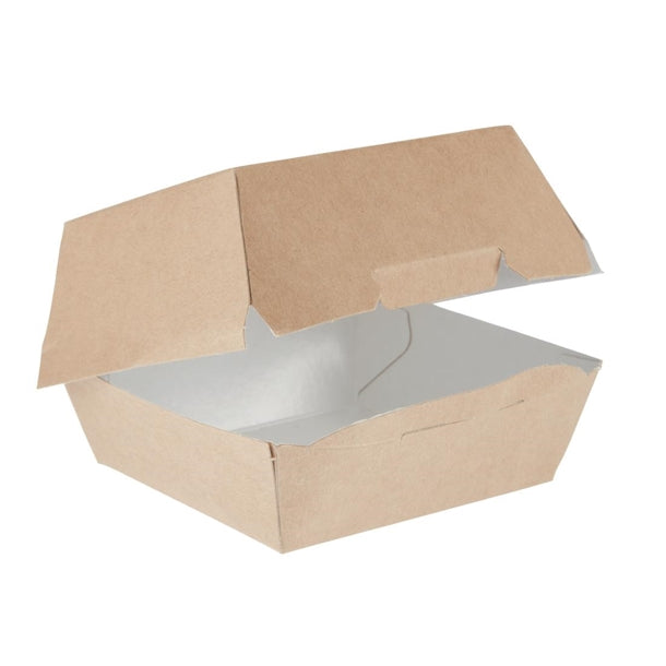Colpac Compostable Kraft Burger Boxes (250 Pack) - image 5