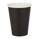 Fiesta Recyclable Coffee Cups Single Wall Black 340ml / 12oz