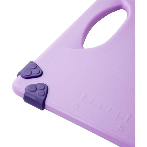 Hygiplas Commercial Grip Chopping Board Purple 458x306mm