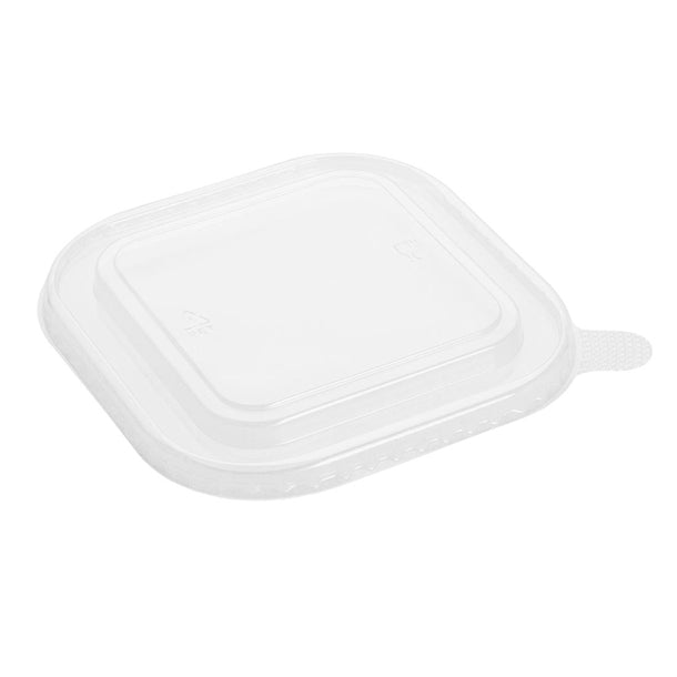 Fiesta Recyclable PET lid for Square Container Bases (300 Pack)