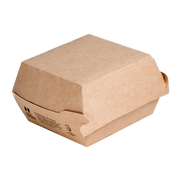 Notpla 5" Clamshell Burger Boxes - Kraft (200 Pack) - image 5
