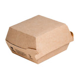 Notpla 5" Clamshell Burger Boxes - Kraft (200 Pack) - image 5
