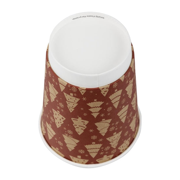 Fiesta Recyclable Christmas Hot Cup Double Wall 12oz (500 Pack)